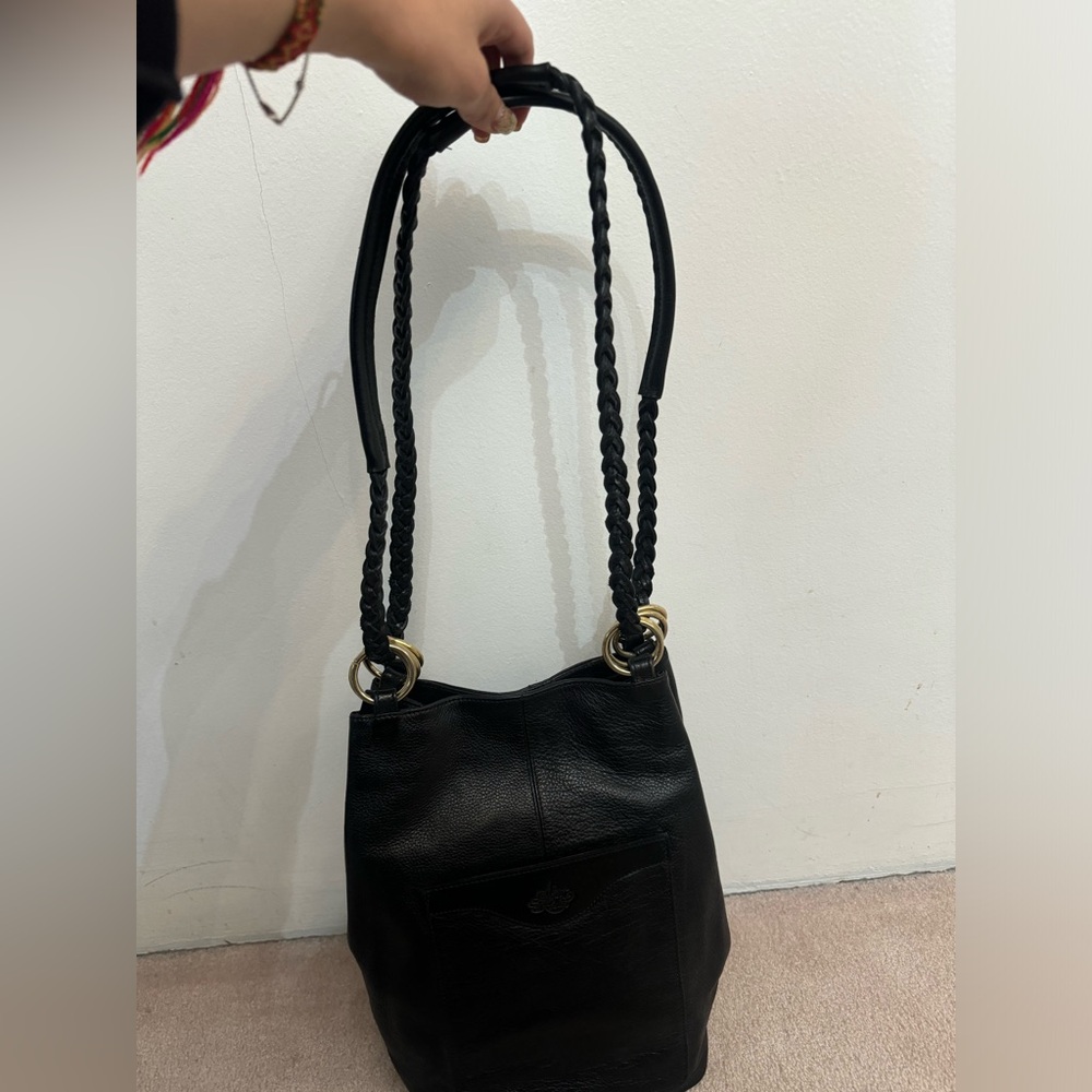 Vintage black leather bag - Picture 10 of 10